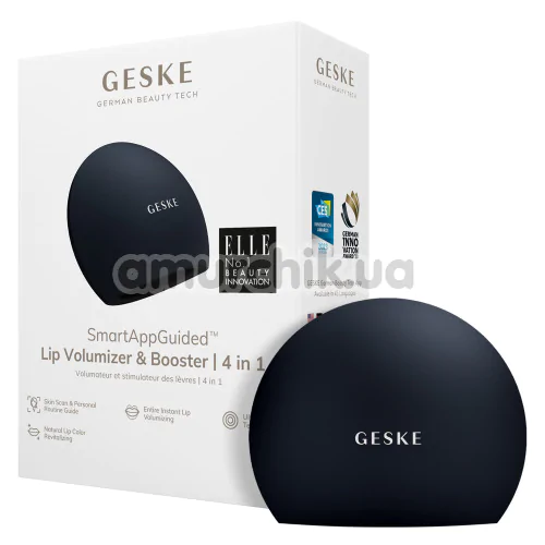Устройство для увеличения объема губ Geske Lip Volumizer & Booster Big 4 in 1, черное