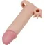 Насадка - удлинитель пениса с вибрацией Lovetoy Pleasure X-Tender Series LV1062, телесная - Фото №8