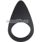 Эрекционное кольцо GK Power Party Hat Cock Ring, черное - Фото №1
