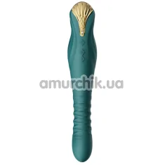 Вібратор для точки G Zalo King Vibrating Thruster, зелений - Фото №1