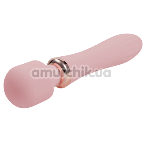 Универсальный вибромассажер с подогревом Crushious Jinx, розовый