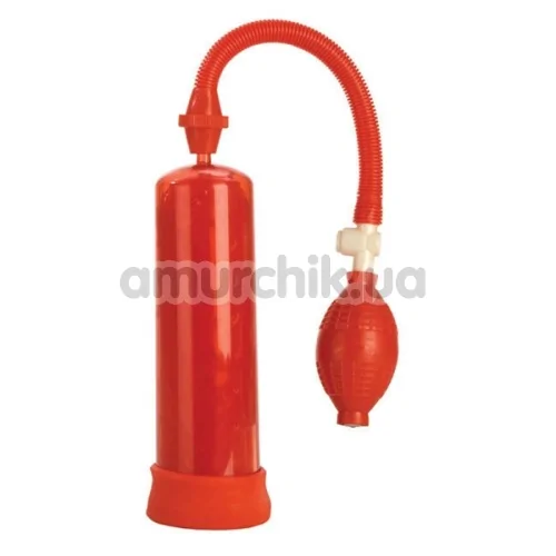 Вакуумная помпа Jack-off Pump, красная - Фото №1