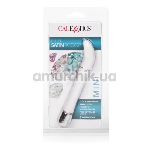 Вибратор для точки G Lulu Satin Scoop, белый