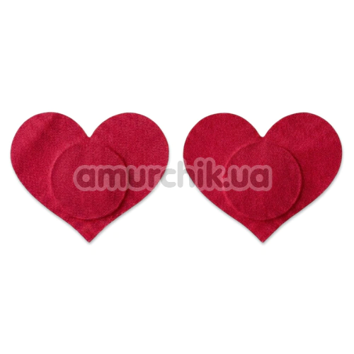 Украшения для сосков Art of Sex Secret Heart, красные - Фото №1