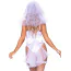 Костюм невесты Leg Avenue Bridal Babe белый: боди + бантик + фата - Фото №6