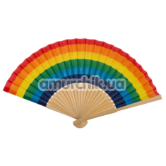 Віяло Rainbow Fan - Pride, мультикольорове - Фото №1