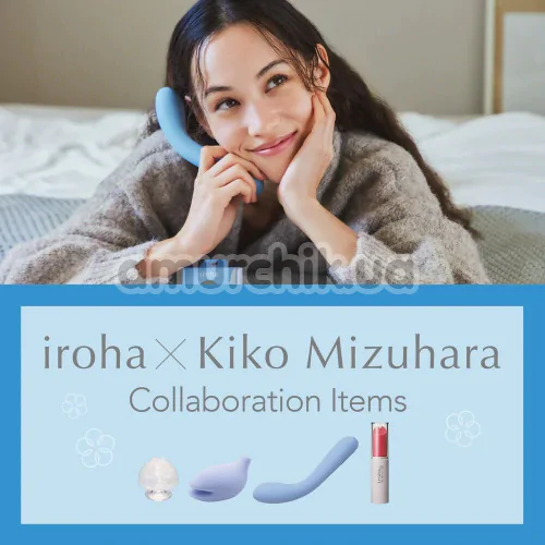 Вибратор для точки G Tenga Iroha Mai Ruri, голубой
