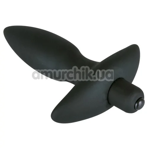 Анальная пробка с вибрацией Black Velvets Small Vibrating Plug