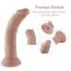 Фалоімітатор-насадка Hismith Slim Anal Dildo 7.5, тілесний - Фото №6