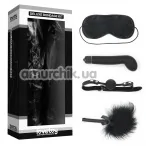 Бондажный набор с вибратором Deluxe Bondage Kit, черный - Фото №1