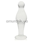 Анальна пробка Love Toy Glass Romance Dildo GS16, прозора - Фото №1