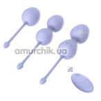 Набір вагінальних кульок з вібрацією Odeco Every Night Toys Lela, бузковий - Фото №1