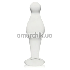 Анальная пробка Love Toy Glass Romance Dildo GS16, прозрачная - Фото №1