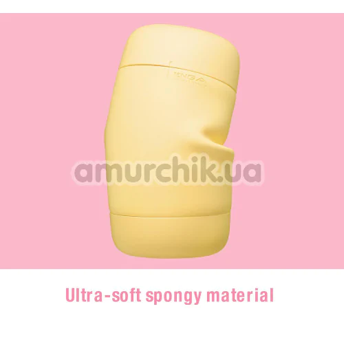 Мастурбатор Tenga Puffy Custard Yellow, желтый