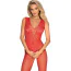 Комбинезон Obsessive Bodystocking N112, красный - Фото №3