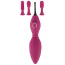 Клиторальный вибратор Sweet Smile Spot Vibrator With 3 Tips, розовый - Фото №2