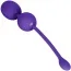 Вагинальные шарики с вибрацией Rechargeable Dual Kegel, фиолетовые - Фото №2