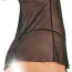 Комплект With Love Chemise Set, чорний: пеньюар + трусики-стрінги - Фото №4