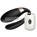 Вібратор Boss Series  V-Vibe, чорний - Фото №1