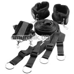 Бондажный набор Blaze Luxury Fetish Bed Restraint Set, черный - Фото №1