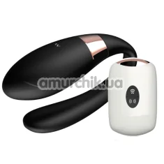 Вибратор Boss Series V-Vibe, черный - Фото №1