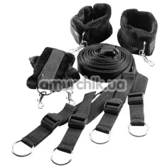 Бондажный набор Blaze Luxury Fetish Bed Restraint Set, черный - Фото №1