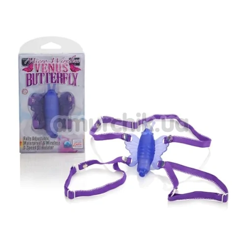 Кліторальний стимулятор Micro - Wireless Venus Butterfly, фіолетовий