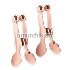 Зажимы для сосков Bound Nipple Clamps C1, золотые - Фото №1