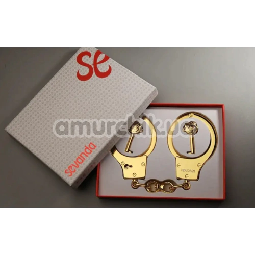 Наручники Lockink Sevanda Love-Slave, золотые