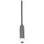 Уретральна вставка з вібрацією для чоловіків Silicone Men's Dilator, серая - Фото №1