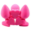 Анальная пробка Alume Silicone Be Mine Plug М, розовая - Фото №5