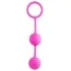 Вагінальні кульки ребристі Lovetoy Kegel Balls, рожеві - Фото №1