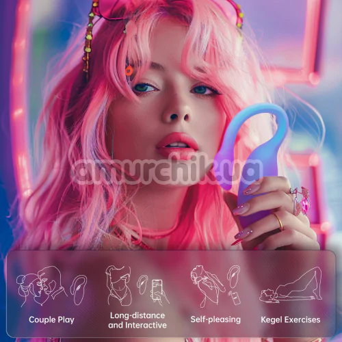 Вибратор Magic Motion Magic Flamingo Max, фиjлетовый