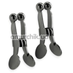 Зажимы для сосков Bound Nipple Clamps C1, серые - Фото №1