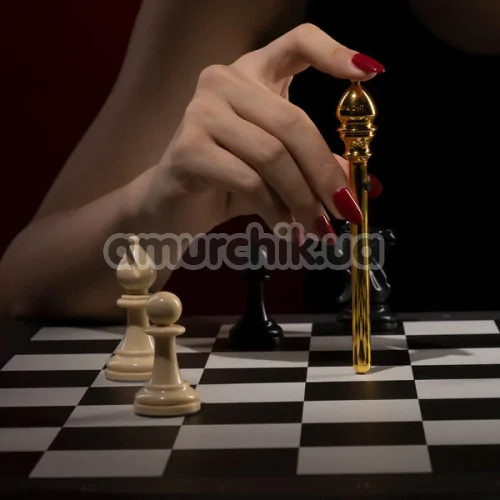 Кліторальний вібратор Upko The Chess Collection Bishop Mini Vibrator, золотий