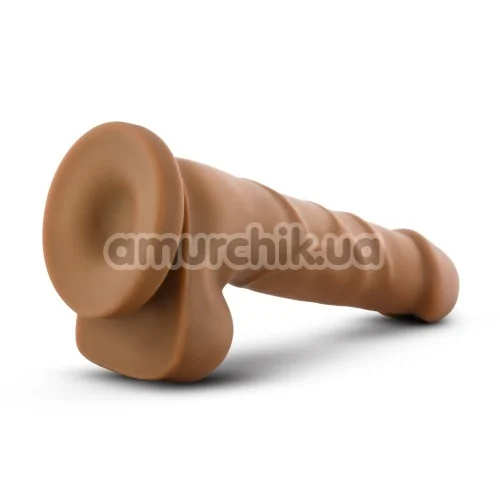Фаллоимитатор Dr. Skin Realistic Cock Stud Basic 7, коричневый