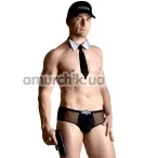 Костюм полицейского Policeman Set: трусы-боксеры + галстук + кепка - Фото №1