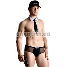 Костюм полицейского Policeman Set: трусы-боксеры + галстук + кепка - Фото №1
