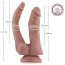 Двойной фаллоимитатор-насадка Hismith Silicone Dildo 9.8, телесный - Фото №5