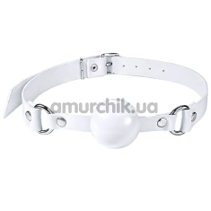 Кляп Feral Feelings Silicon Ball Gag, білий - Фото №1