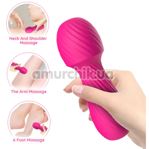 Кліторальний вібратор Boss Series Wand Massager, рожевий