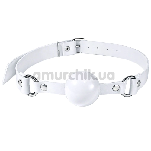 Кляп Feral Feelings Silicon Ball Gag, білий - Фото №1