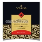 Лубрикант Sensuva Ultra-Thick Water-Based Strawberry - клубника, 6 мл - Фото №1