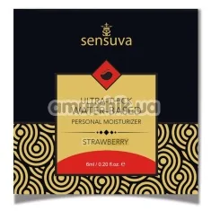 Лубрикант Sensuva Ultra-Thick Water-Based Strawberry - клубника, 6 мл - Фото №1