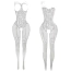 Комбинезон Star Night Glow Net Bodystocking, белый - Фото №2
