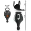Віброкільце зі стимулятором мошонки Rebel Men's Gear Cock Ring With RC Ball Massager, чорне - Фото №9