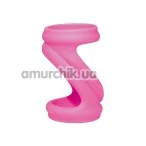 Насадка на пеніс Smile Curly Pink Sleeve - Фото №1