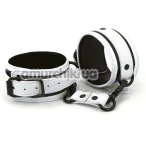 Фіксатори для ніг Glo Bondage Ankle Cuffs, білі - Фото №1