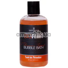 Пена для ванны Sensuva Big Flirt Bubble Bath Lust in Paradise, 237 мл - Фото №1