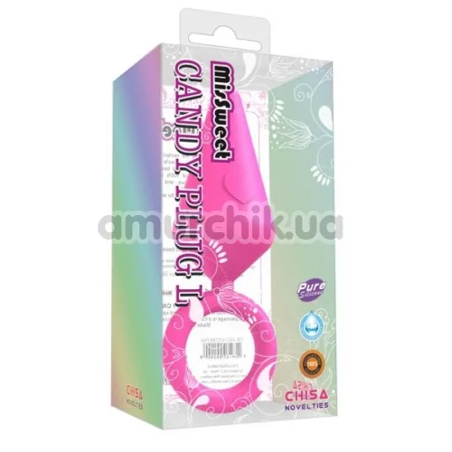 Анальная пробка MisSweet Candy Plug L, розовая